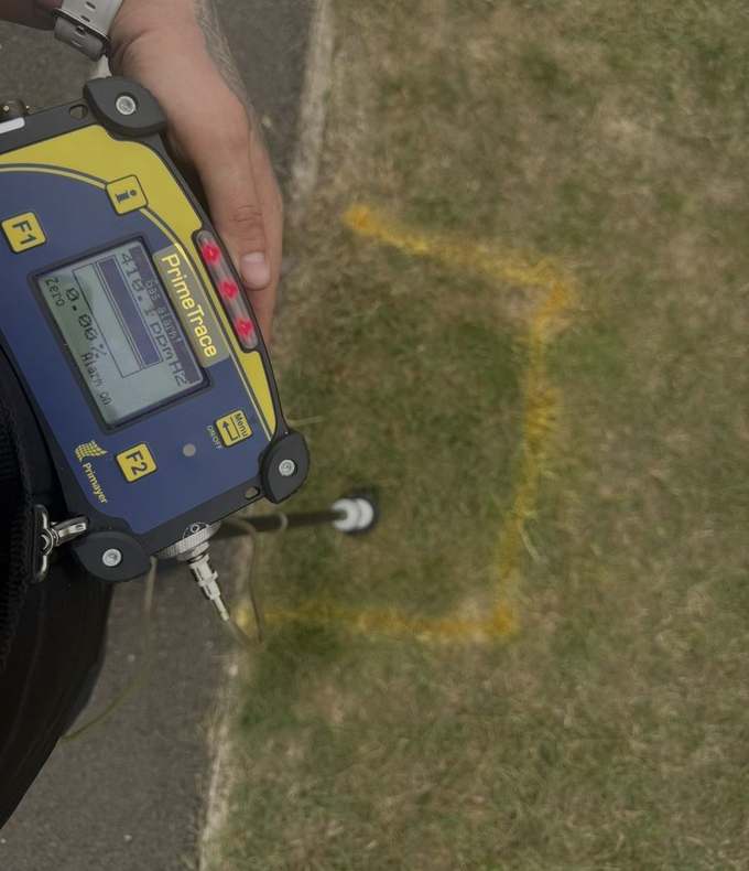 HUBB Group engineer conducting non-destructive leak detection in Newmarket